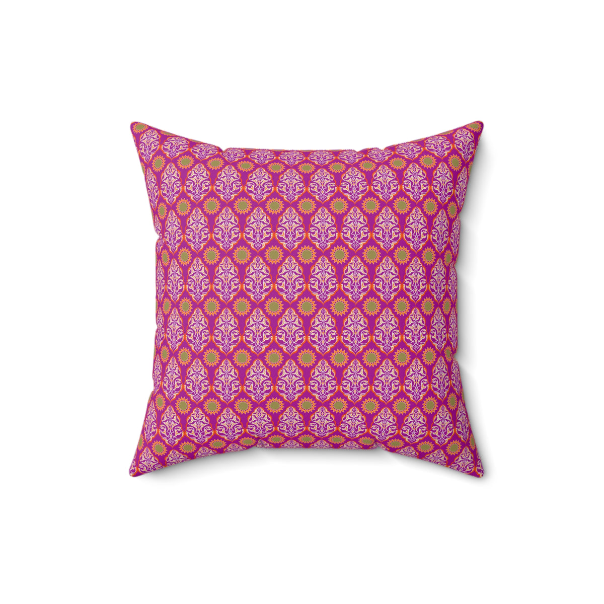 Marie Faux Suede Throw Pillow (Small)