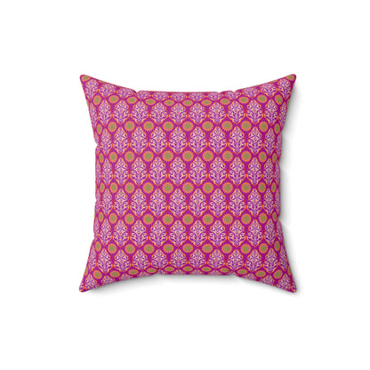 Marie Faux Suede Throw Pillow (Small)
