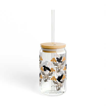 Iris (Crow Omens) Sipper Glass, 16oz