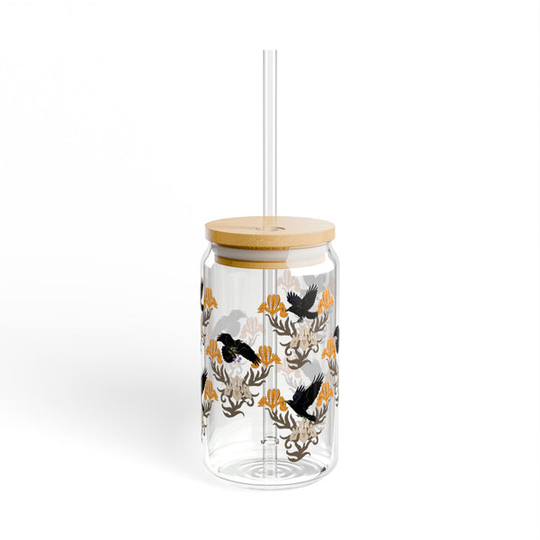 Iris (Crow Omens) Sipper Glass, 16oz