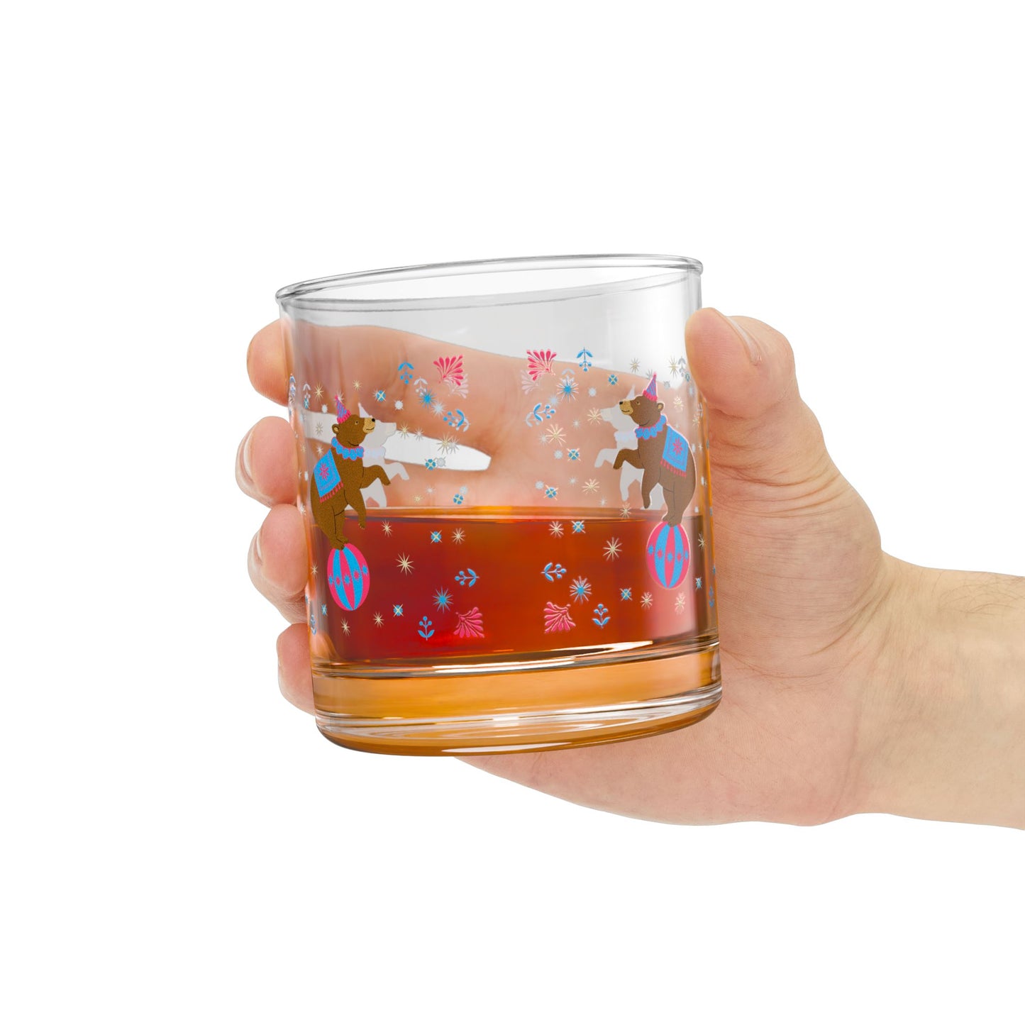 Gwenny Bear Rocks Glass, 10oz