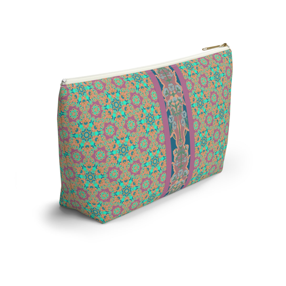 Wendi Mahjong Tile Travel Pouch in rosewood