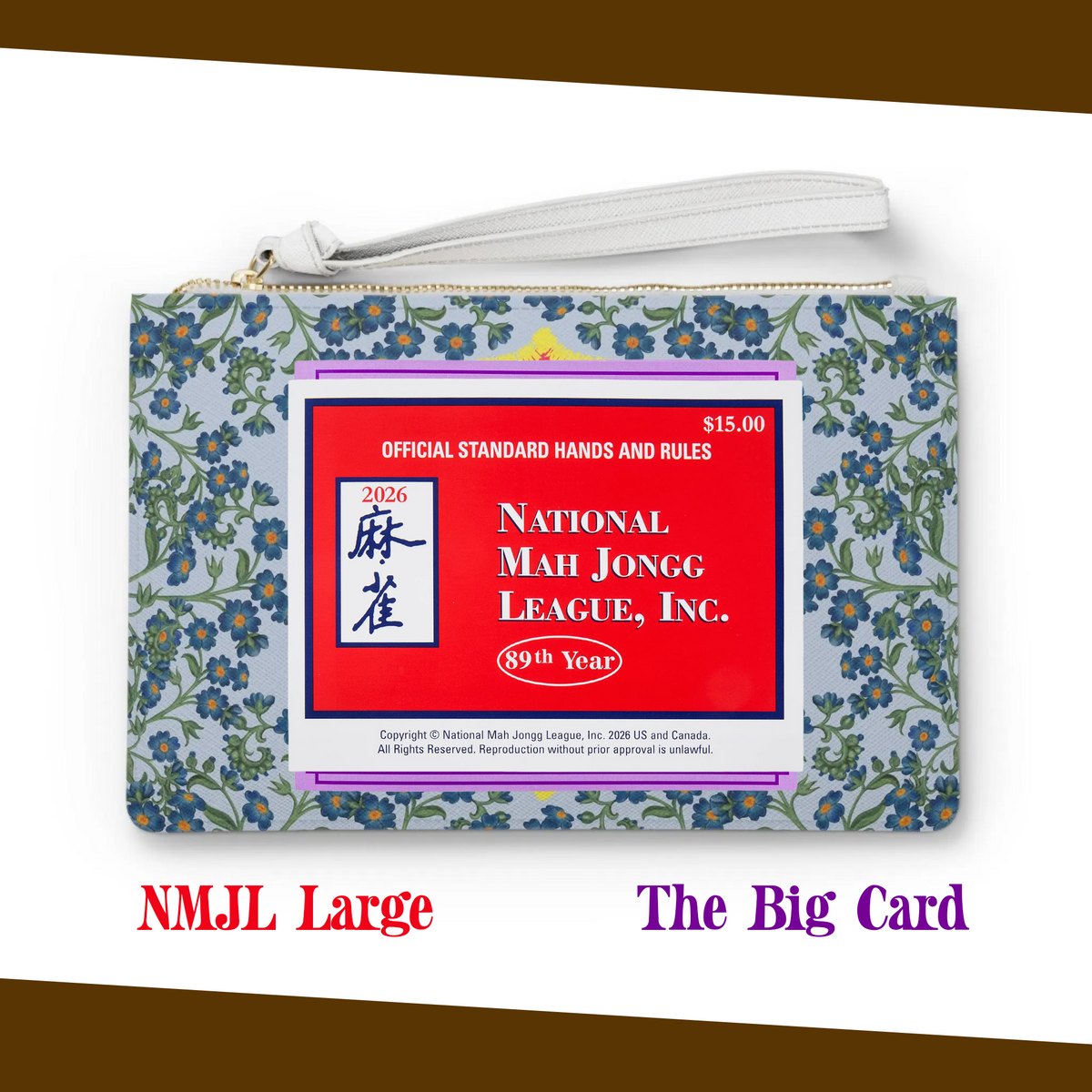 Bettina Mahjong Card Holder Clutch