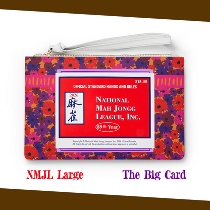 Birdie Mahjong Card Holder Clutch in Autumn Spice