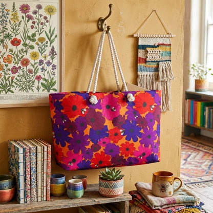 Birdie Mahjong Tote in Autumn Spice