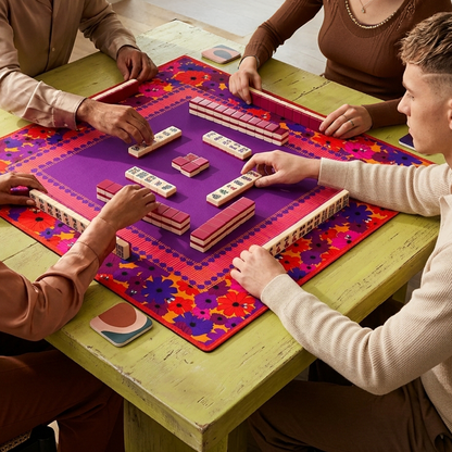 Birdie Mahjong Mat in Autumn Spice (Made in USA)