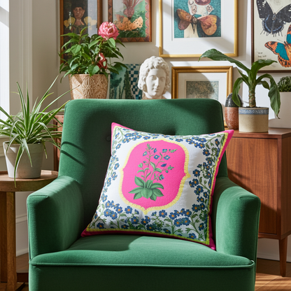 Bettina Faux Suede Throw Pillow