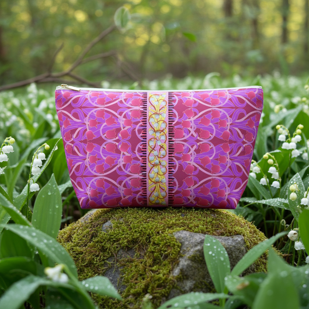 Liliana Mahjong Tile Travel Pouch in Day Dream