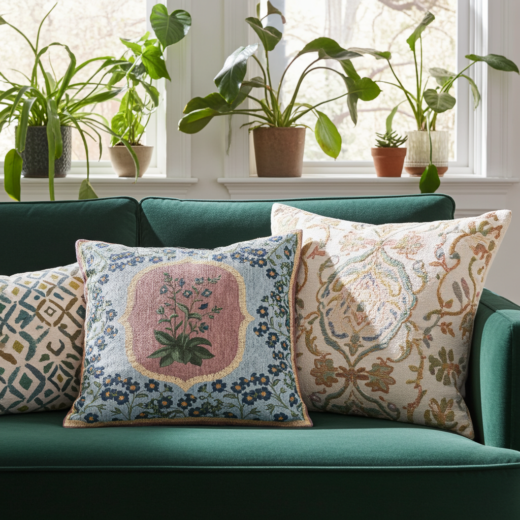 Bettina Woven Throw Pillow