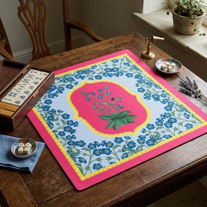 Bettina Mahjong Mat in Bubble Gum (Made in USA)