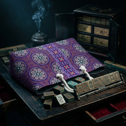 Marie Mahjong Tote in Midnight