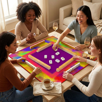Mabel Mahjong Mat in Crayon Box (Made in USA)