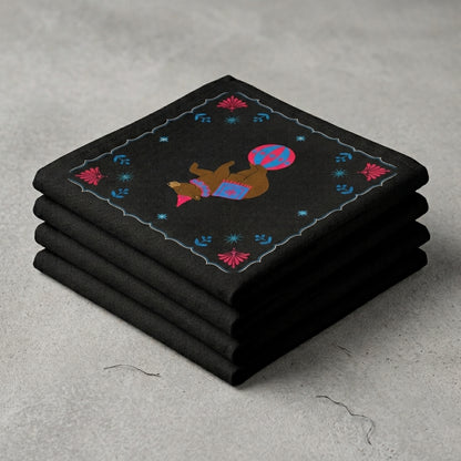 Gwenny Bear Napkins, set of 4