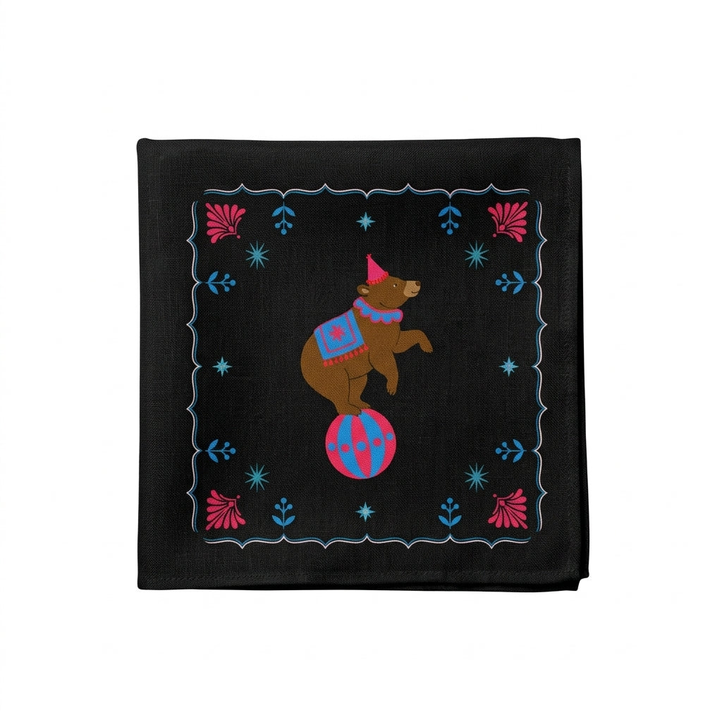 Gwenny Bear Napkins, set of 4
