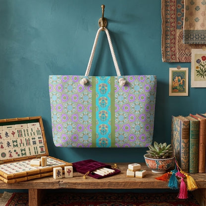 Wendi Mahjong Tote in Wisteria