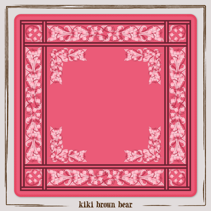 Liliana Mahjong Mat in Blush (Made in USA)