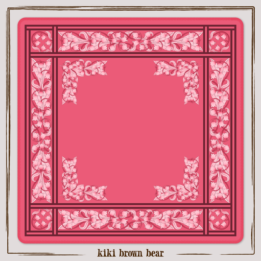 Liliana Mahjong Mat in Blush (Made in USA)
