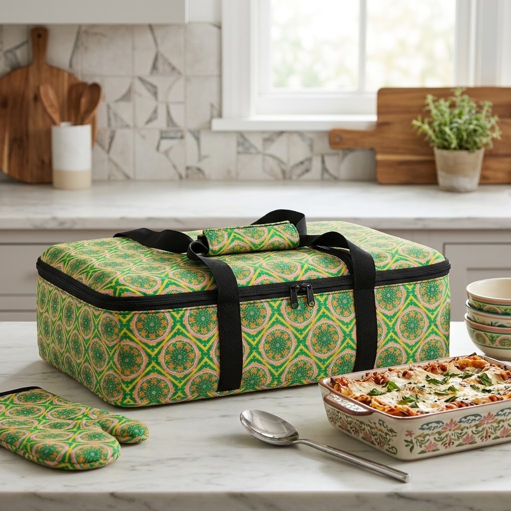 Marie Insulated Casserole Carrier in Good Afternoon