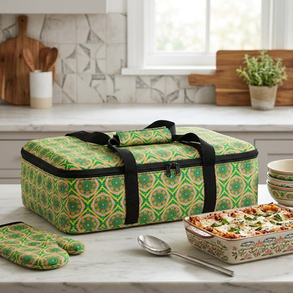 Marie Insulated Casserole Carrier in Good Afternoon