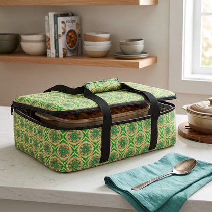 Marie Insulated Casserole Carrier in Good Afternoon