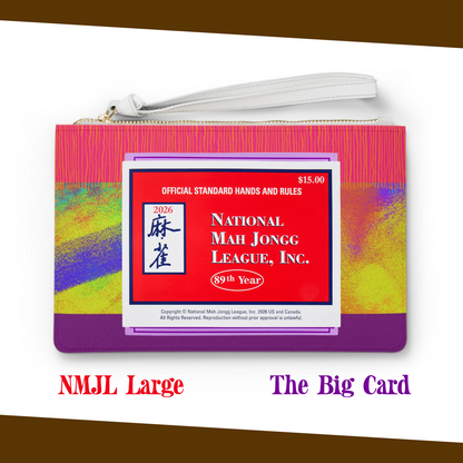 Mabel Mahjong Card Holder Clutch in Crayon Box