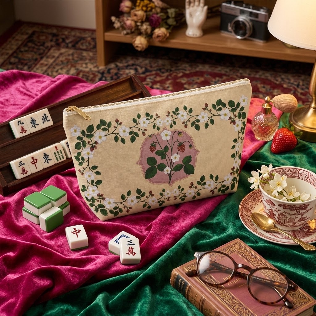 Maisie Mahjong Tile Travel Pouch