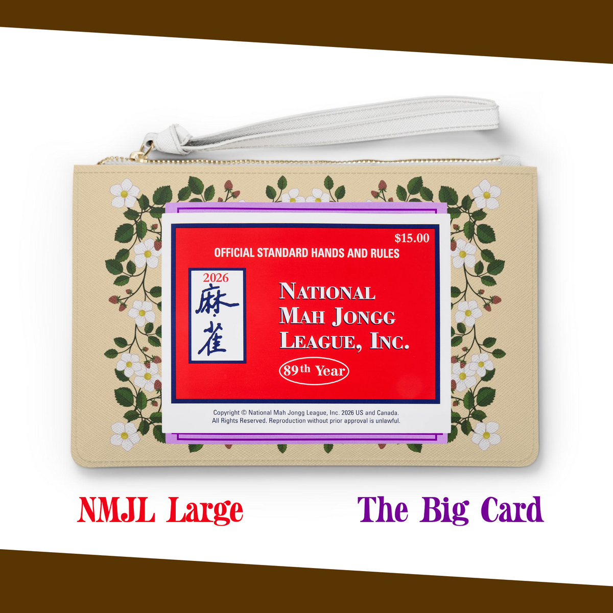 Maisie Mahjong Card Holder Clutch