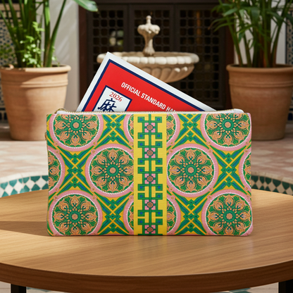 Marie Mahjong Card Holder Clutch in Good Afternoon