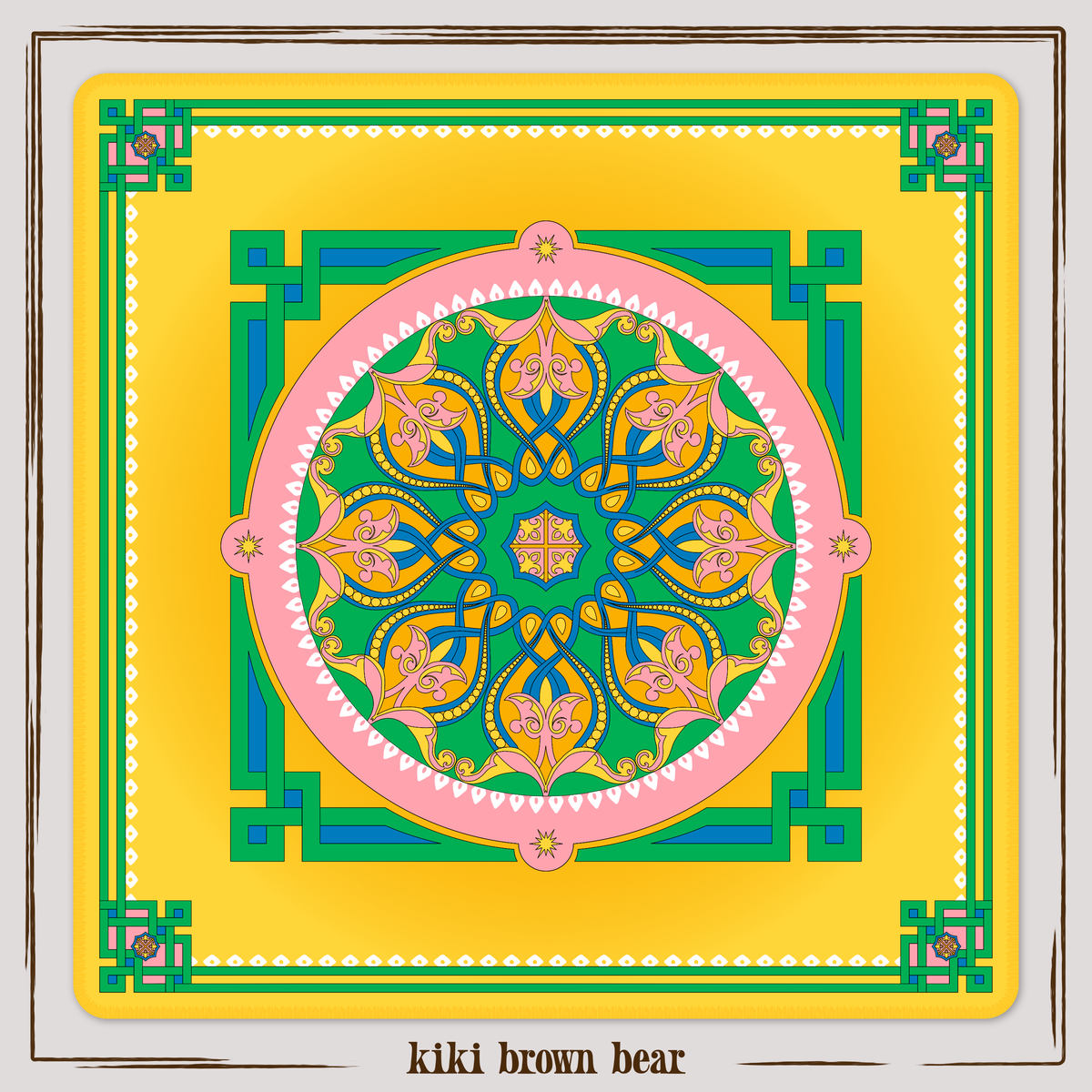 Marie Mahjong Mat in Good Afternoon (Made in USA)
