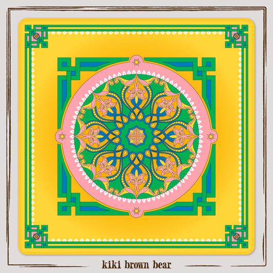 Marie Mahjong Mat in Good Afternoon (Made in USA)