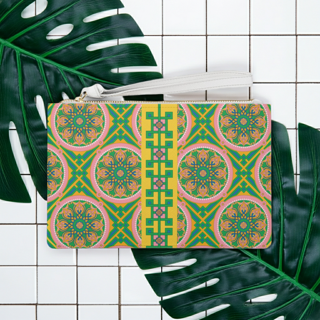 Marie Mahjong Card Holder Clutch in Good Afternoon