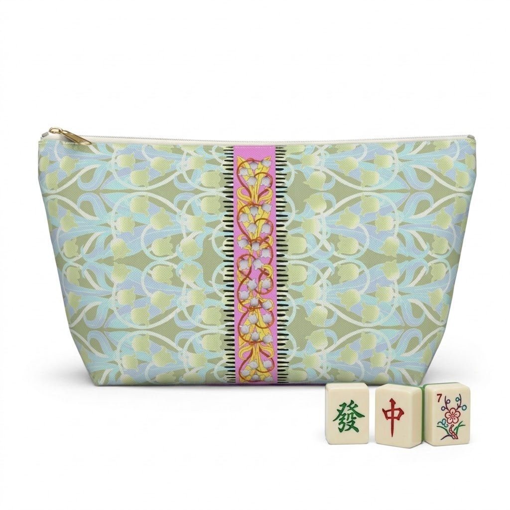 Liliana Mahjong Tile Travel Pouch in Frost