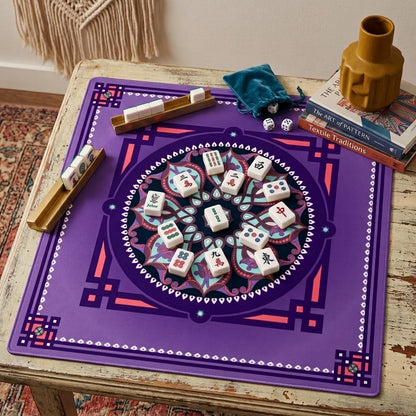 Marie Mahjong Mat in Midnight (Made in USA)