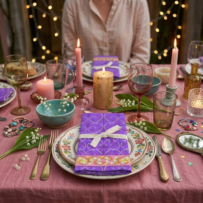 Liliana Napkins, set of 4 in Lucid Dream