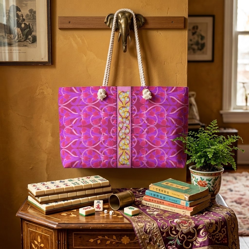 Liliana Mahjong Tote in Day Dream