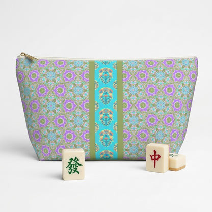 Wendi Mahjong Tile Travel Pouch in Wisteria