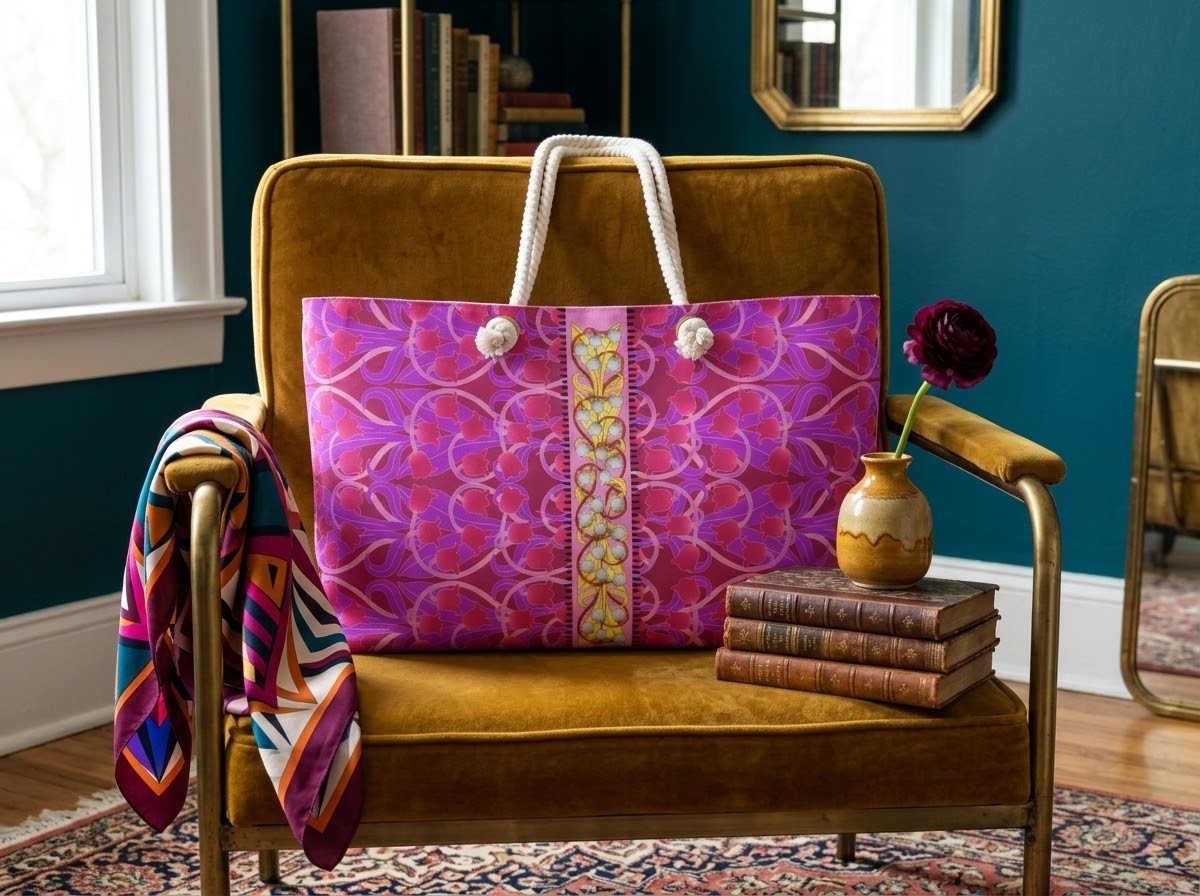 Liliana Mahjong Tote in Day Dream