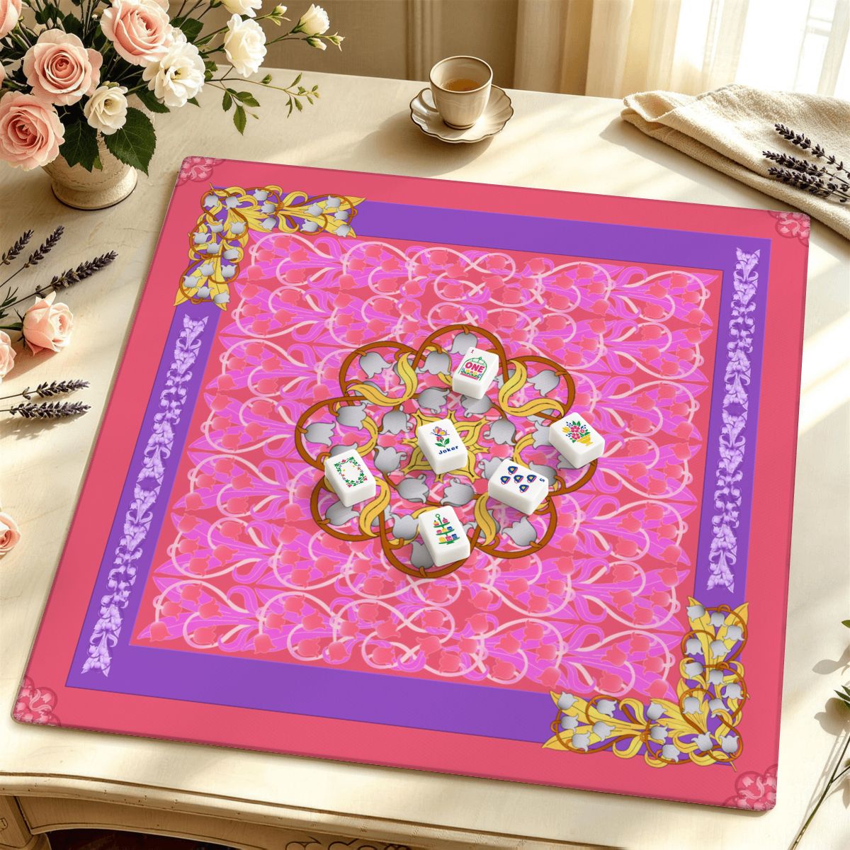 Liliana Mahjong Mat in Day Dream (Made in USA)