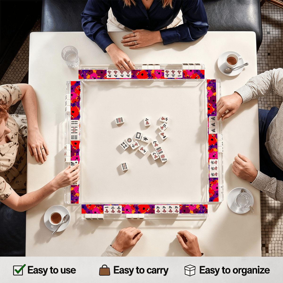 Birdie Mahjong Tile Pusher - Autumn Spice