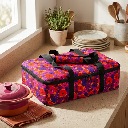 Birdie Insulated Casserole Carrier in Autumn Spice