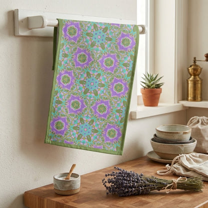Wendi Cotton Tea Towels in Sage