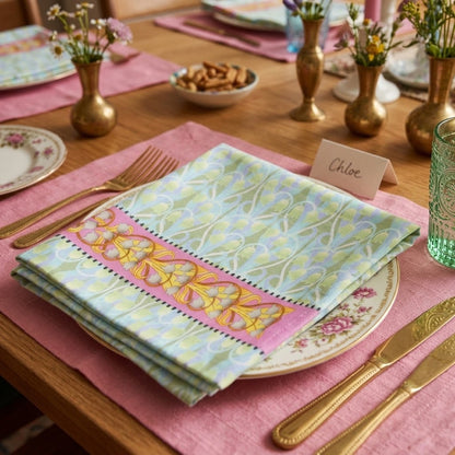 Liliana Napkins, set of 4 in Frost