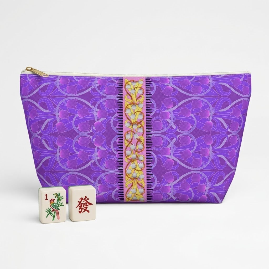 Liliana Mahjong Tile Travel Pouch in Lucid Dream