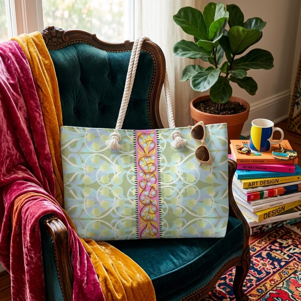 Liliana Mahjong Tote in Frost