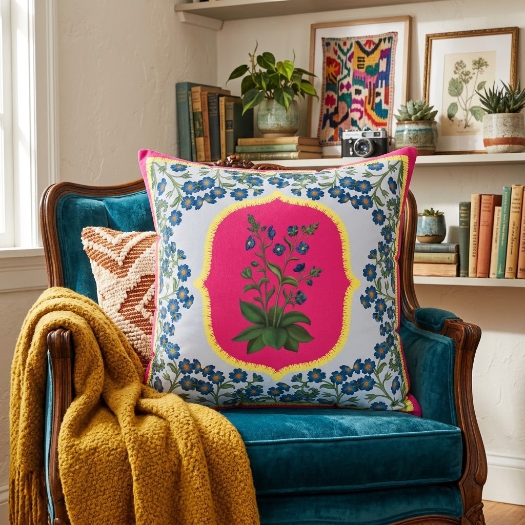 Bettina Faux Suede Throw Pillow
