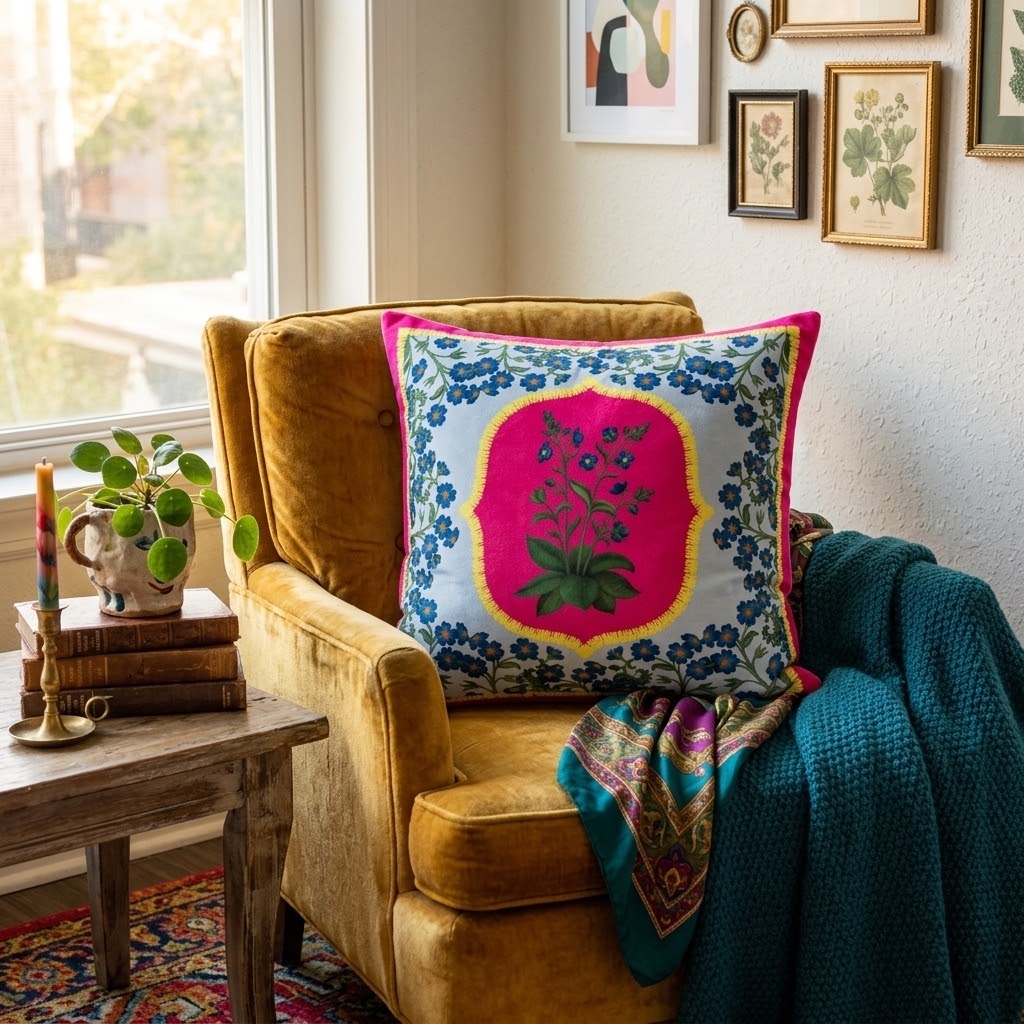 Bettina Faux Suede Throw Pillow