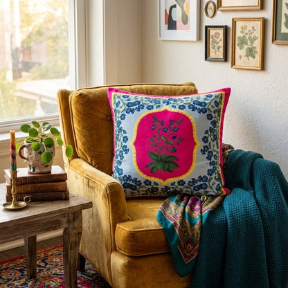 Bettina Faux Suede Throw Pillow