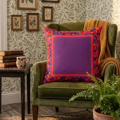 Birdie Faux Suede Throw Pillow
