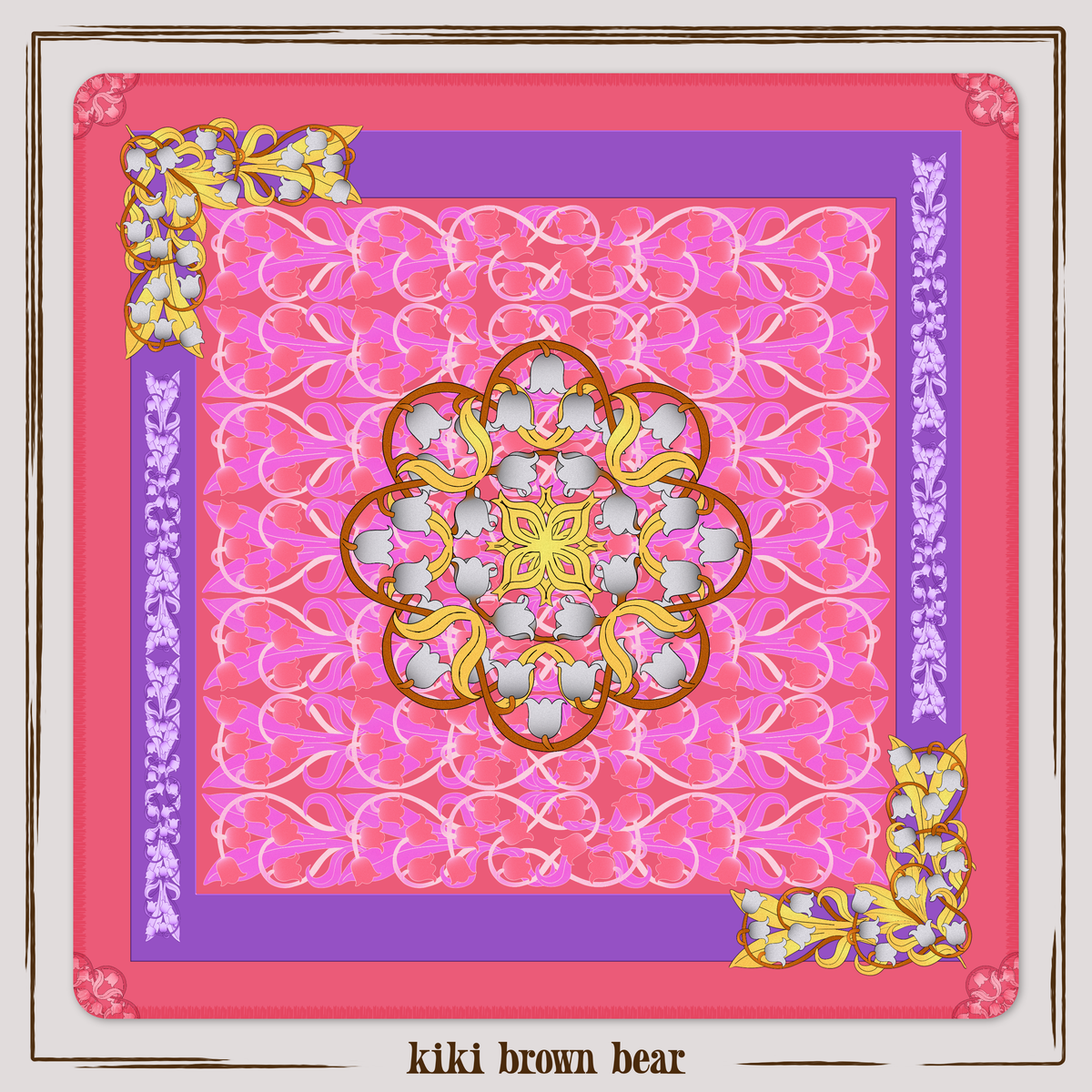 Liliana Mahjong Mat in Day Dream (Made in USA)