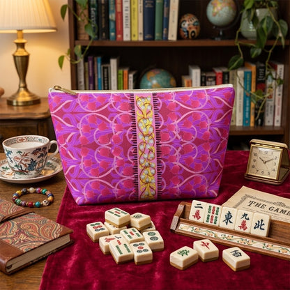 Liliana Mahjong Tile Travel Pouch in Day Dream